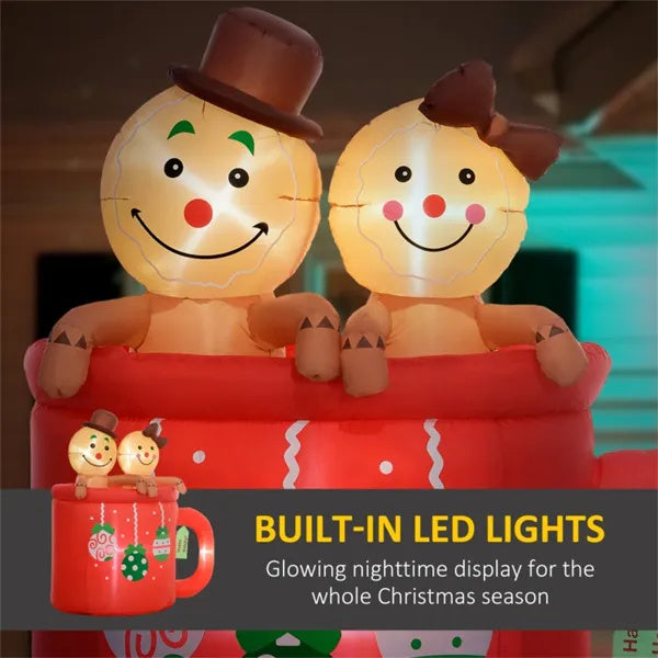 Hot Cocoa Love LED Inflatable