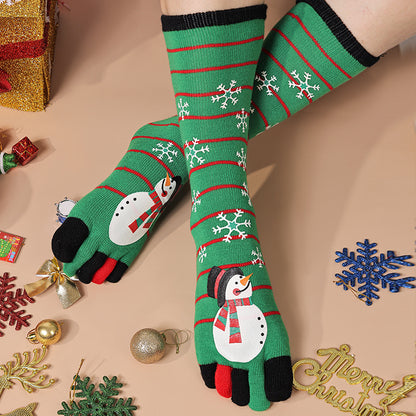 Cute Christmas Toe Socks