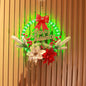 12inch Luminous Christmas Wreath Door Hanging