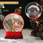 Flat Light Up Snow Globe