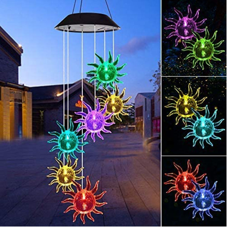 Colorful Solar Wind Chimes Variety