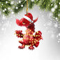 Christmas Dinosaur and Dragon Acrylic Ornaments