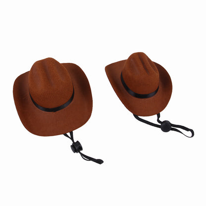 Adjustable Cowboy Hat for Pets