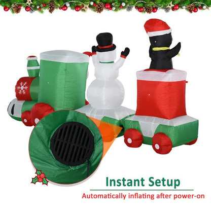 Holiday Express Inflatable Train w/LED lights