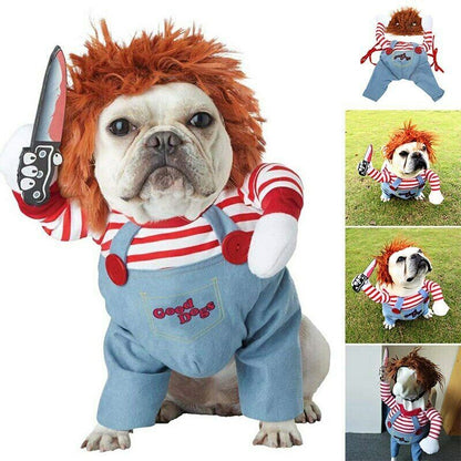 Adorable Pet Costumes Chucky, Horseman