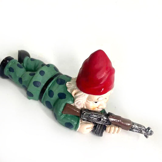 Battle Ready Garden Gnome Resin Statue Collection