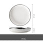 Signature Gold & Silver Trim Dinnerware Set