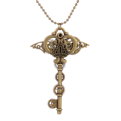 Key Style Steampunk Necklace