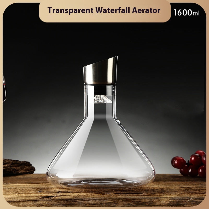 Iceberg Waterfall Glass Wine Decanter