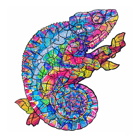 Chameleon Wonders Wooden Puzzle Collection