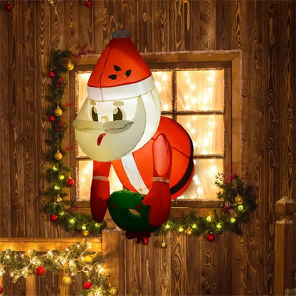 Window Surprise Santa Claus Inflatable