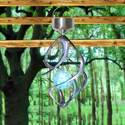 Wind Spinner Solar LED Light Decor