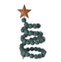 Wooden Beads Christmas Spiral Tree