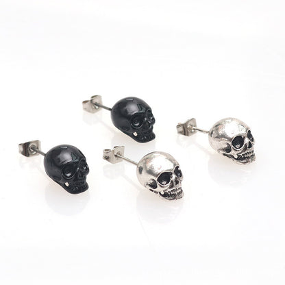 Retro Skull Earrings