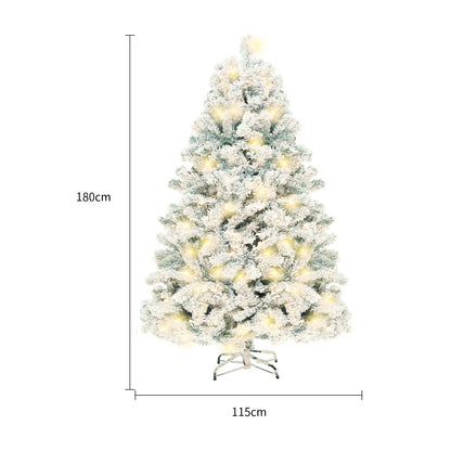 Artificial Pre-Lit Christmas Tree/Artificial Snow Tree 6ft/7.5ft