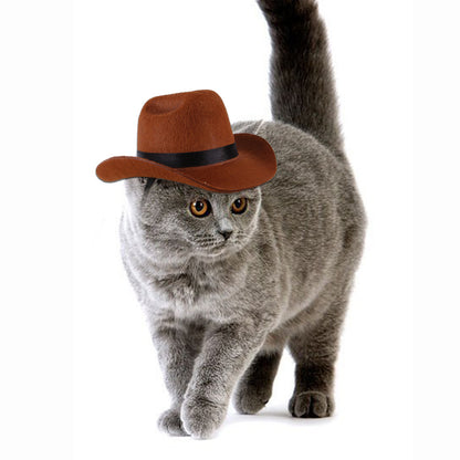 Adjustable Cowboy Hat for Pets