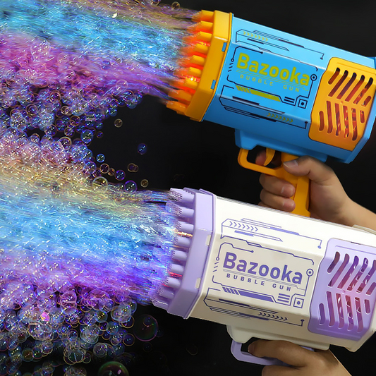 Bubble Gun Rocket 69 Holes Automatic Blower