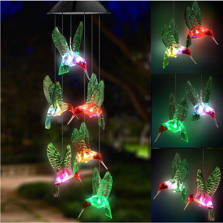 Colorful Solar Wind Chimes Variety