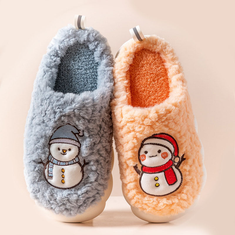 Cute Snowman Indoor Slippers