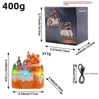 Mini Rotating Gingerbread Man Music Box