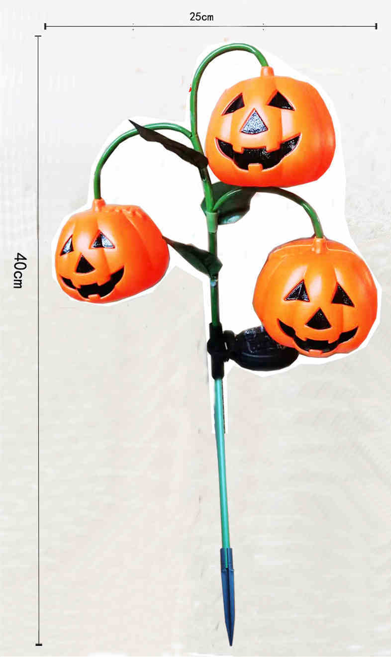 Solar-Powered Halloween Pumpkin Lanterns