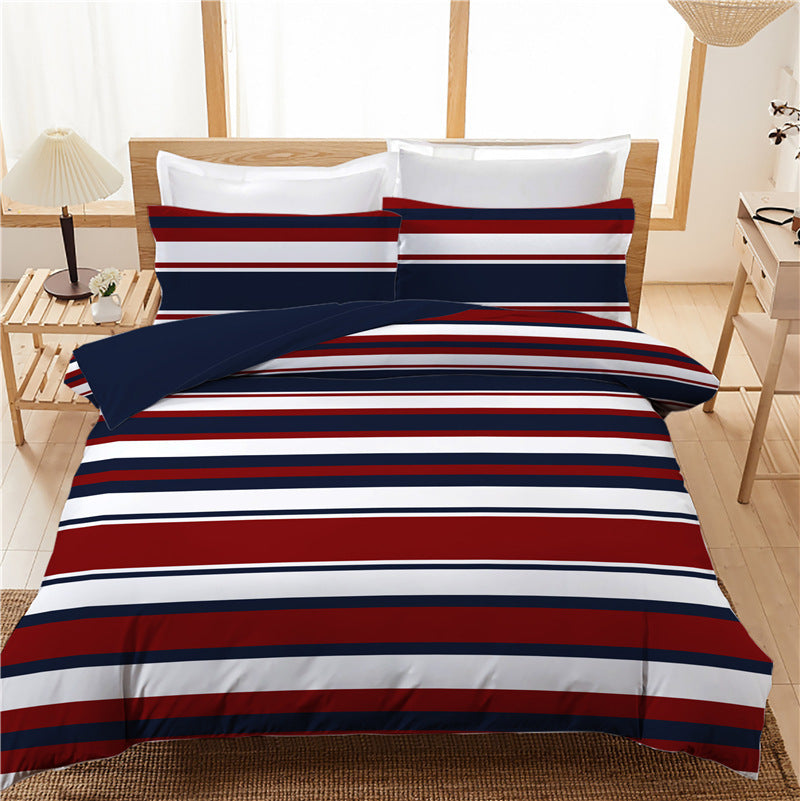 American Flag-Themed Three-piece Duvet Cover Set Variety