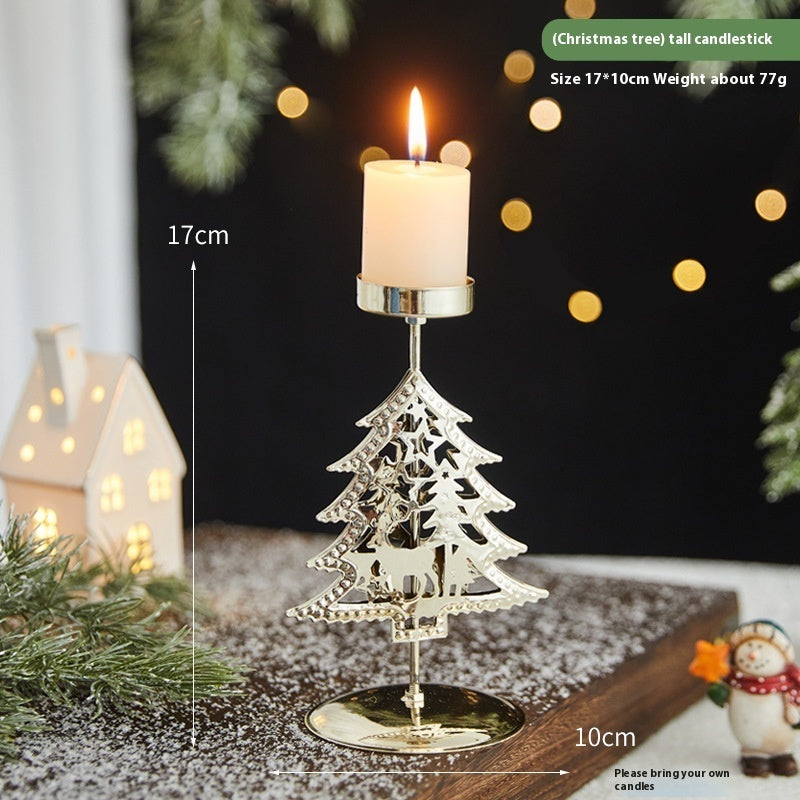 Christmas Metal Candle Stands