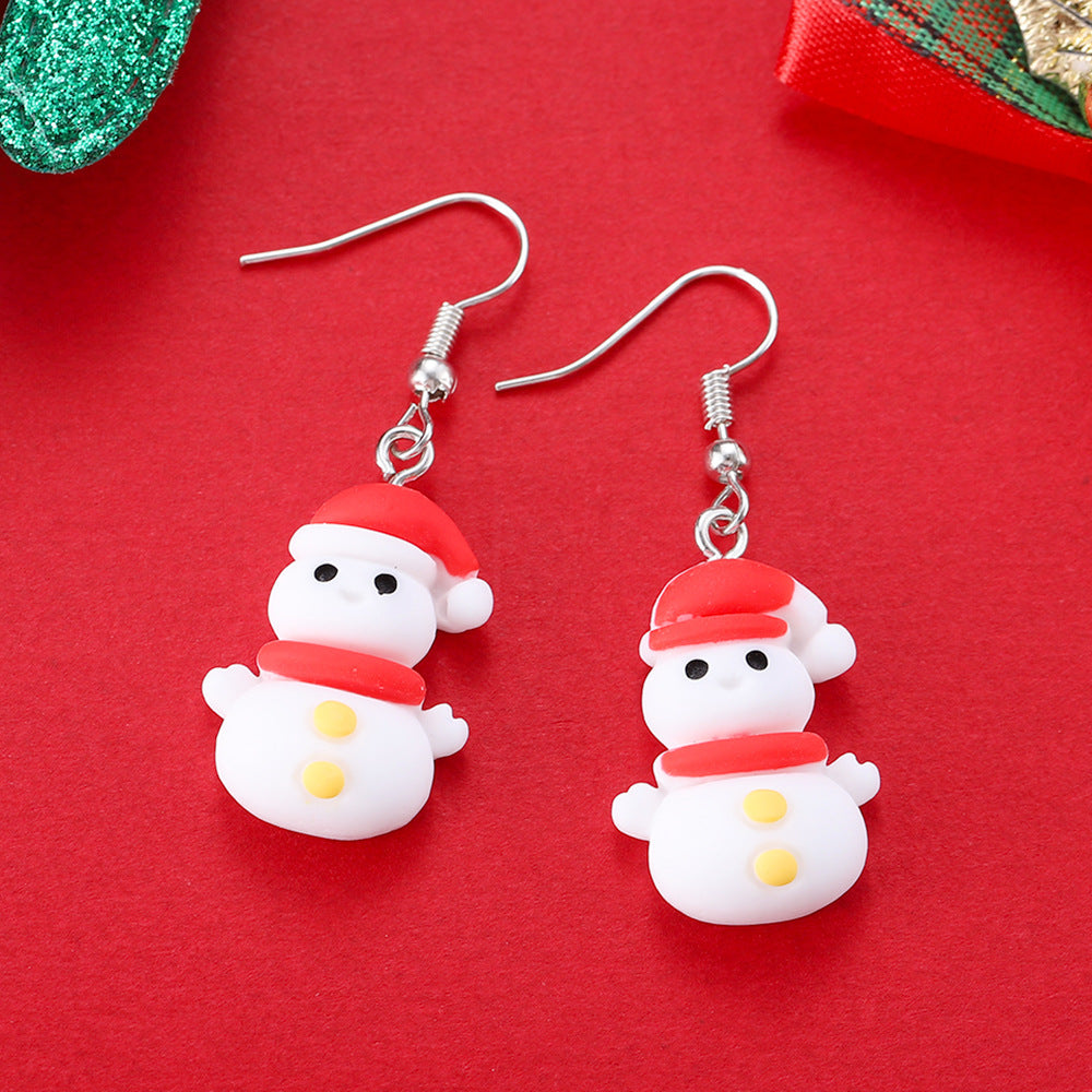 Cartoon Christmas Character Earrings