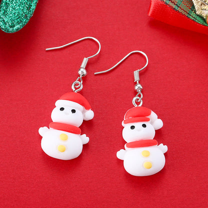 Cartoon Christmas Character Earrings