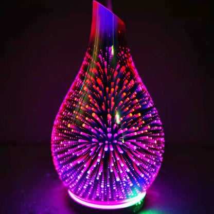 Aromatherapy Essential Oil Vase-Shaped 3D Colorful Lamp