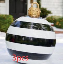 Various Christmas Ornament Inflatable Ball Outdoor PVC 24"(60cm)