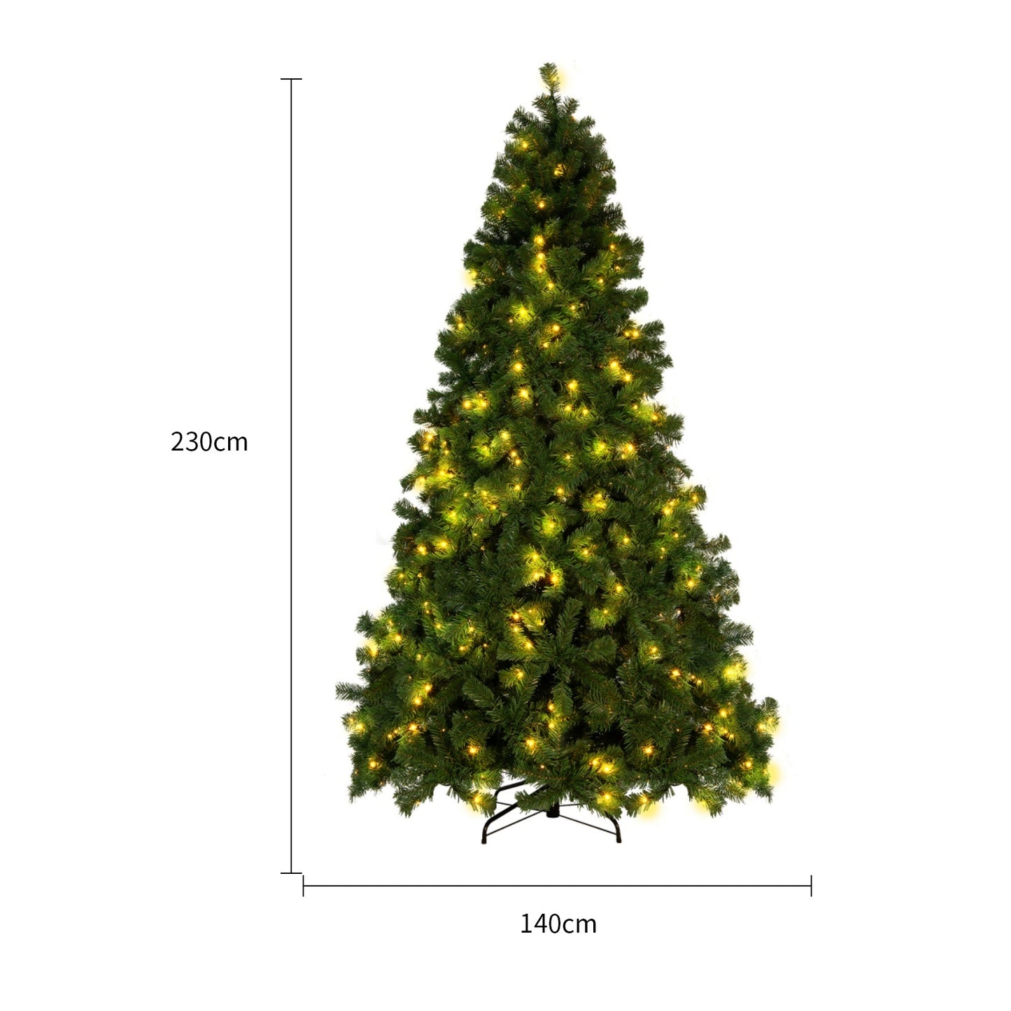 Artificial Pre-Lit Christmas Tree/Artificial Snow Tree 6ft/7.5ft