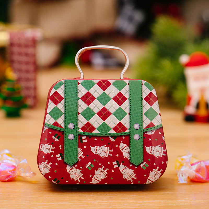 Christmas Candy Box Tinplate Handbag