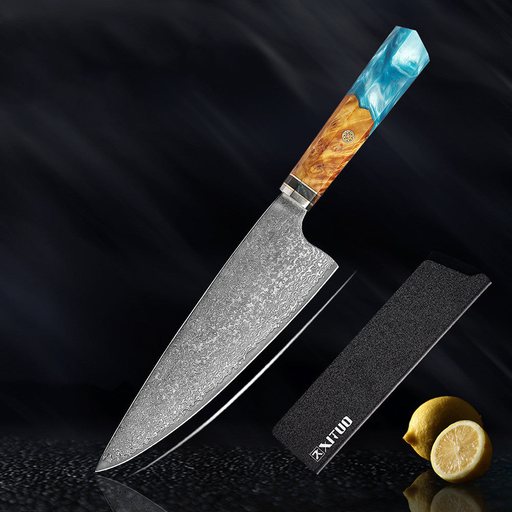 Damascus Steel Kitchen Knife Set