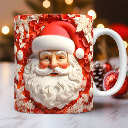 Christmas Theme 3D Image Ceramic Mug