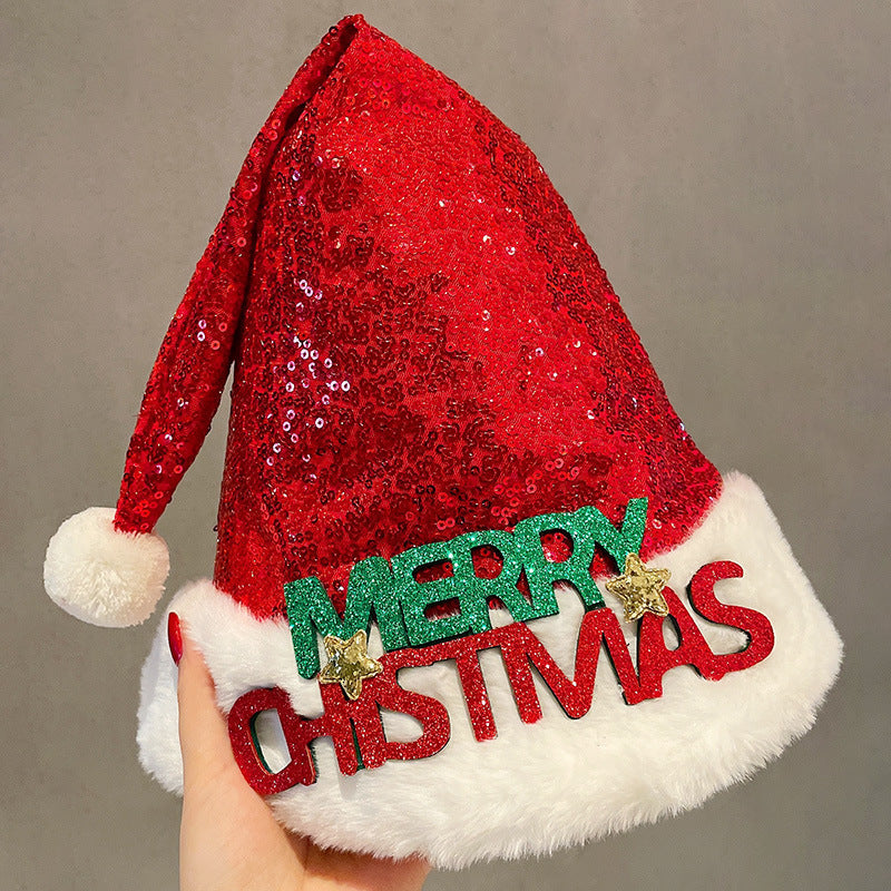 Festive Christmas Pointy Hats (Tree Sequin Reindeer Antlers Santa Gnome)