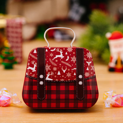 Christmas Candy Box Tinplate Handbag