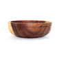 Natural Acacia Wood Bowl And Plate Dinnerware Set