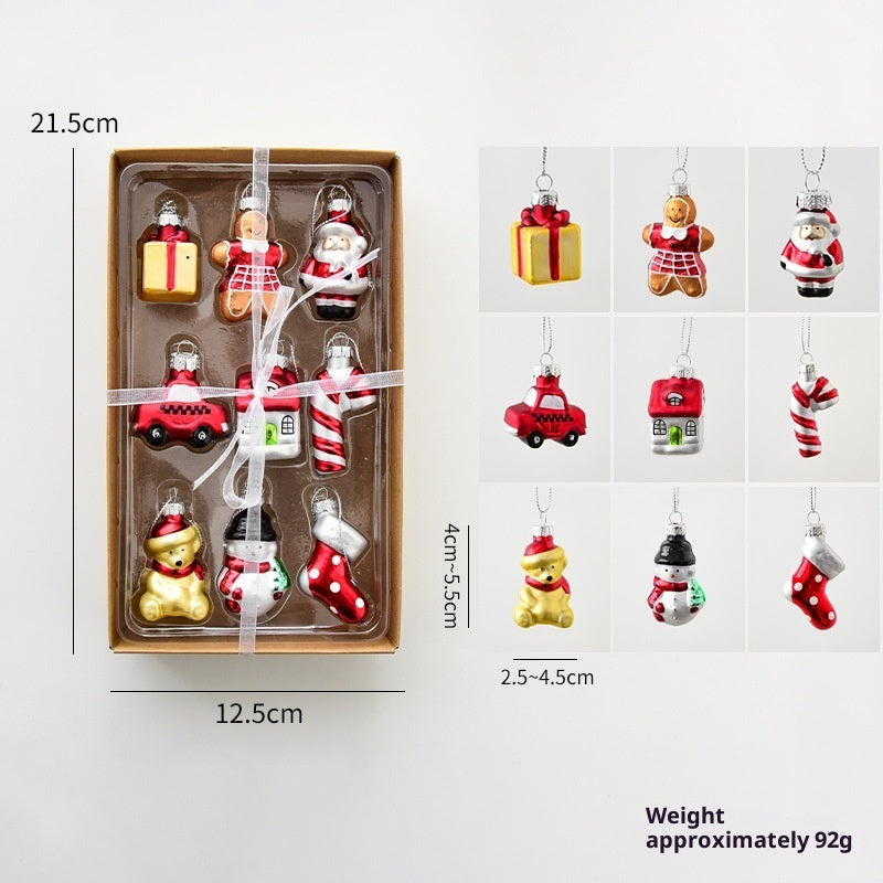 Glass Christmas Ornament Collection – Assorted Holiday Designs