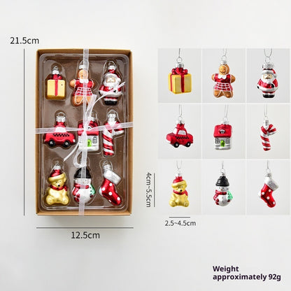 Glass Christmas Ornament Collection – Assorted Holiday Designs