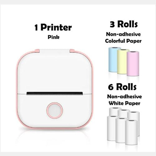 Portable Mini Thermal Label Printer Bluetooth