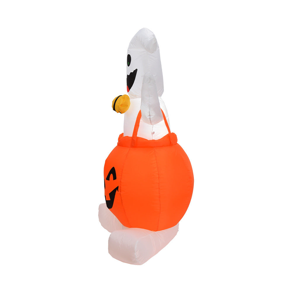 Pumpkin Ghost Inflatable Halloween Lawn Decoration