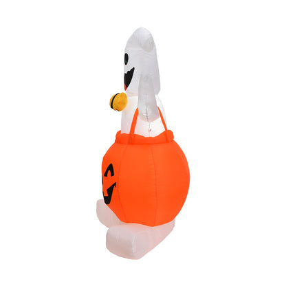 Pumpkin Ghost Inflatable Halloween Lawn Decoration