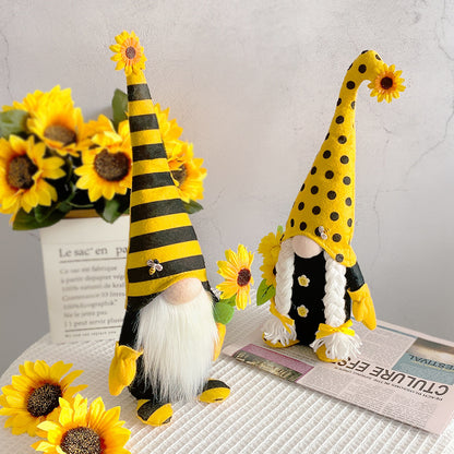 Bee & Sunflower Indoor Gnomes