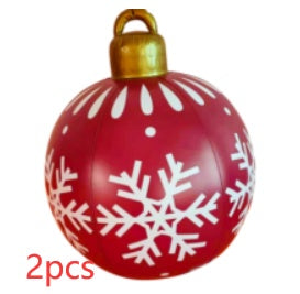 Various Christmas Ornament Inflatable Ball Outdoor PVC 24"(60cm)