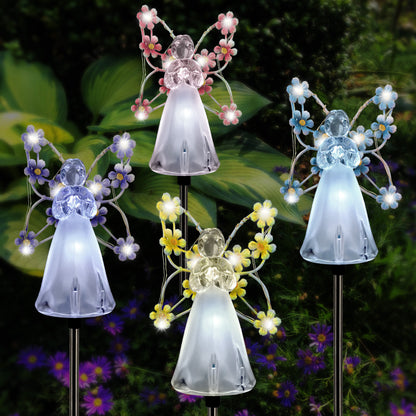 Beautiful Solar Angel Garden Lights