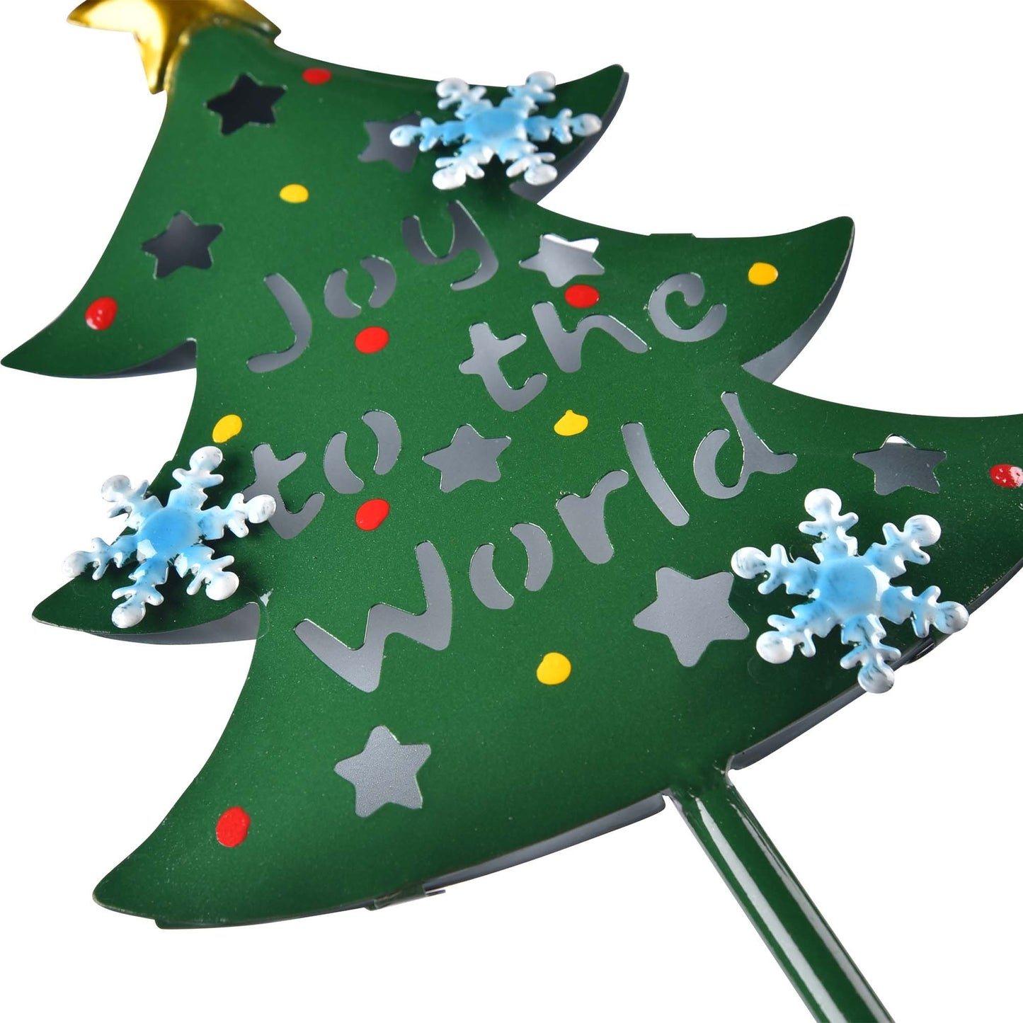 Metal Christmas Tree Solar Path Lights