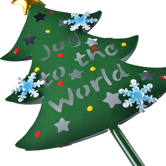 Metal Christmas Tree Solar Path Lights