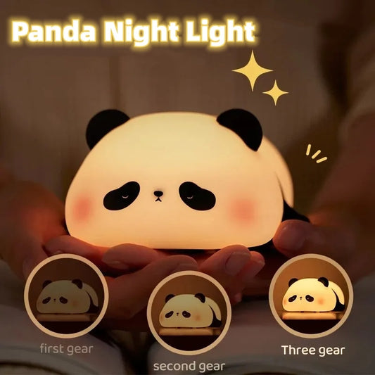 Silicone Panda Touch Night Lights