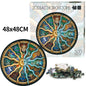 Artistic Round Puzzle Collection – Colorful 500 Piece Designs